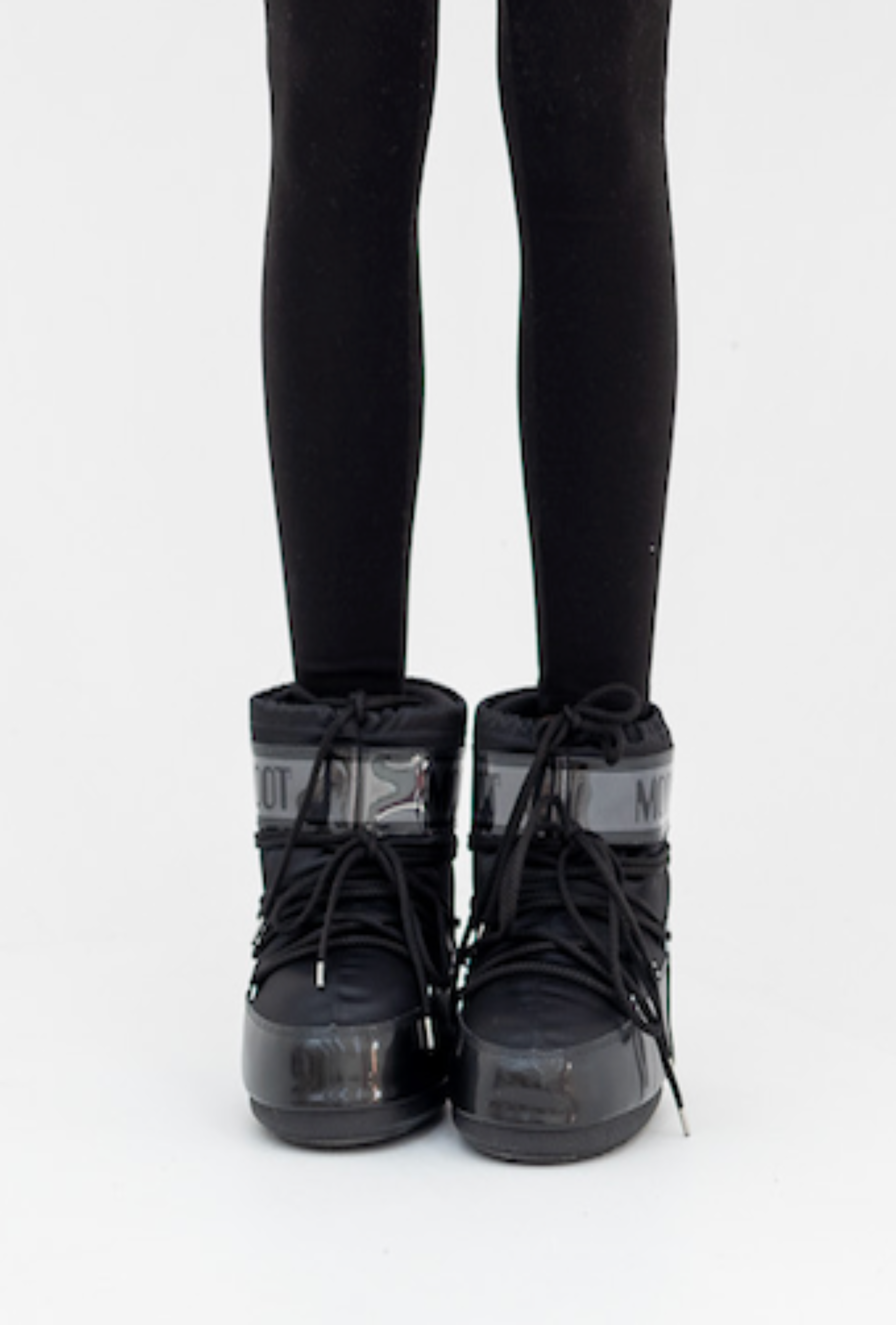 Snow Boots Moon Boot Low Glance Glance Low-Top Moon Boots Black