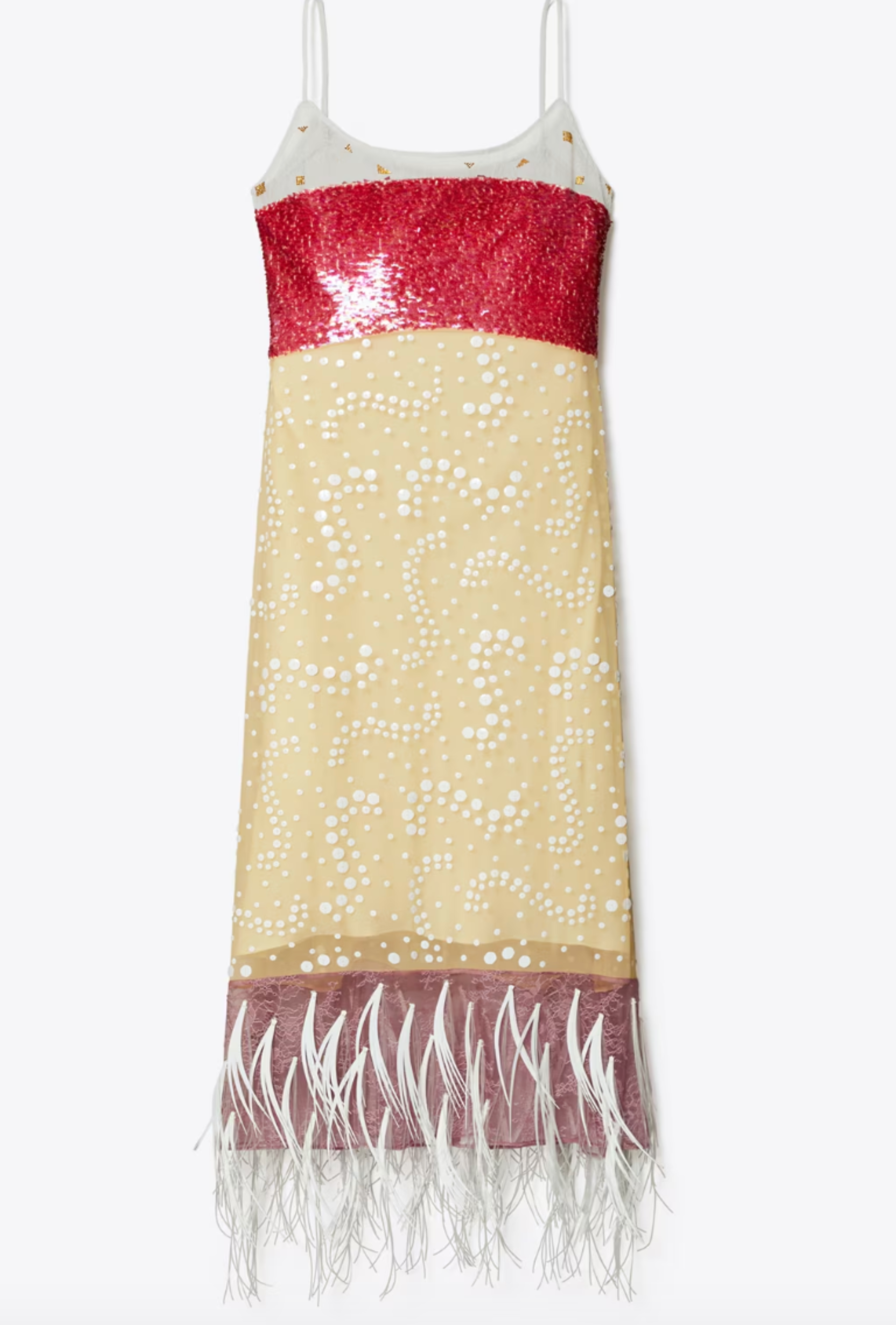 tory burch gold sequin dress Tory Burch Women's Gold Sequin Shift Sleeveless Mini Dress Size 14