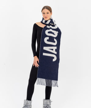 Jacquemus Blanket Scarf - Navy