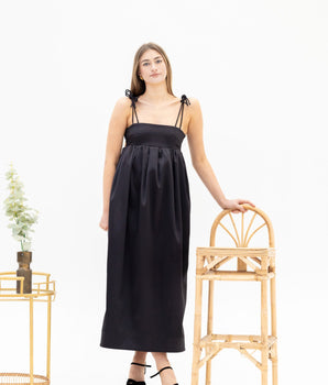 Ganni Satin String Dress