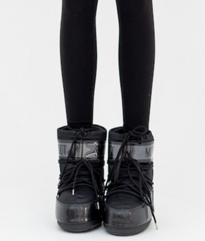 Glance Low-Top Moon Boots - Black