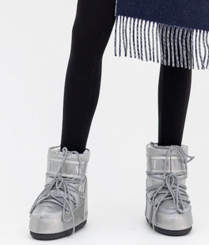 Glance Low-Top Moon Boots - Silver