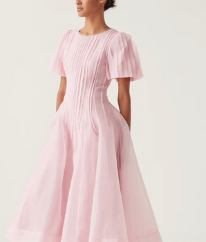 Aje - Nova Midi in Chalk Pink
