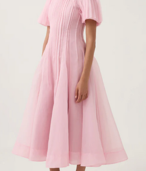 Aje - Nova Midi in Chalk Pink