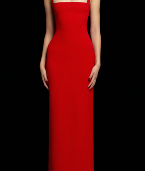 Solace London Joni Dress in Red