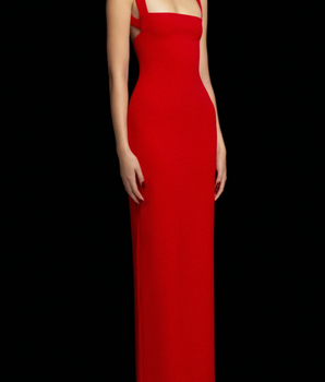 Solace London Joni Dress in Red