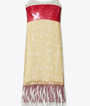 Embellished Slip Dress