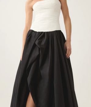 Aje Bubble Maxi - Ivory/Black