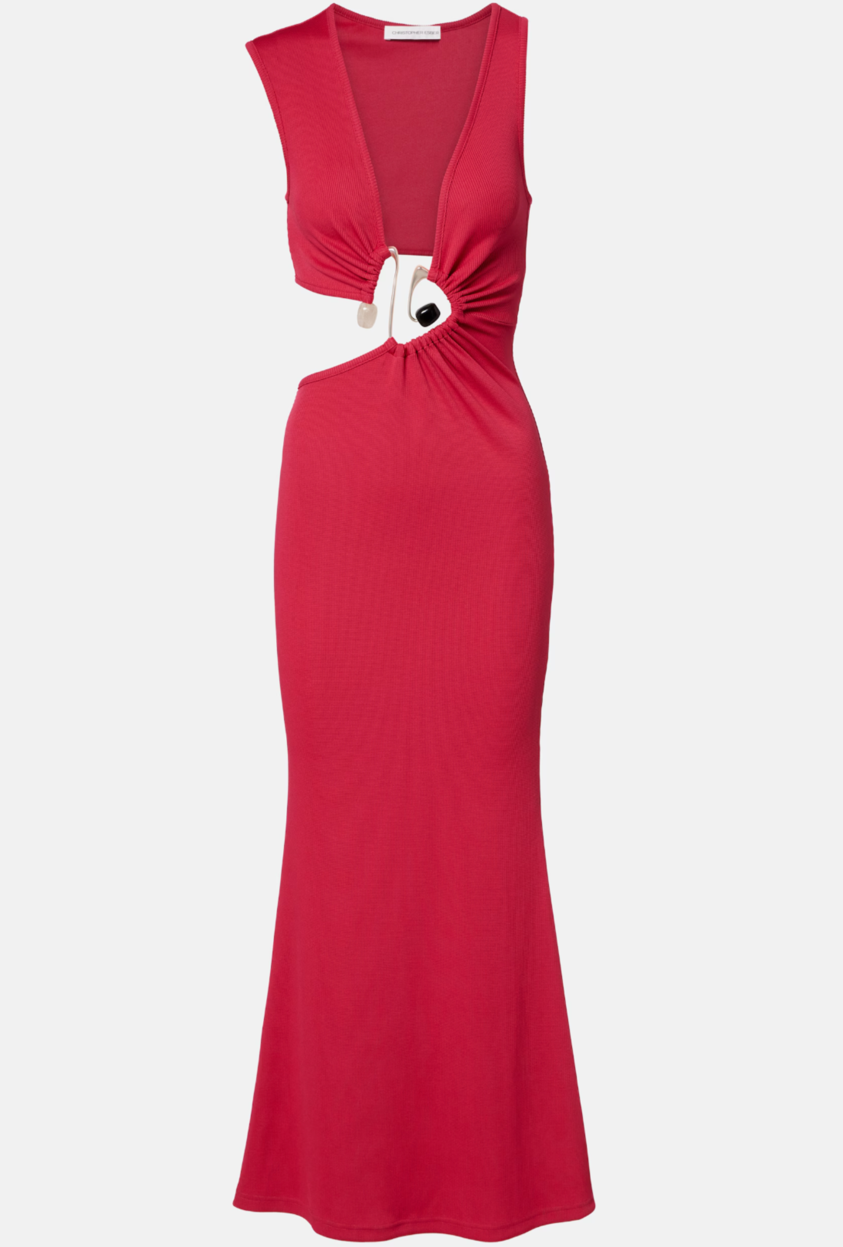 christopher esber s-buckle maxi dress Serpentine Stone Maxi