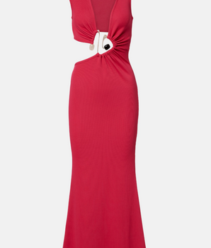 Christopher Esber Serpentine Stone Maxi - Pink