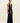 Bianca Halter Plunged Dress - Black