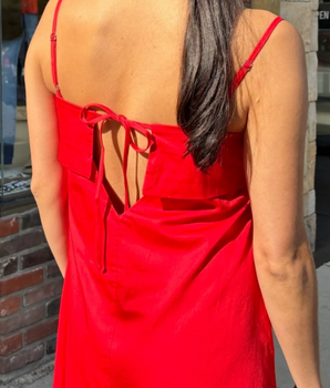 Verona Dress in Red