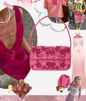 Staud Beaded Bag - Pink