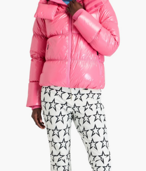 Quilted Hooded Jacket - Candyfloss