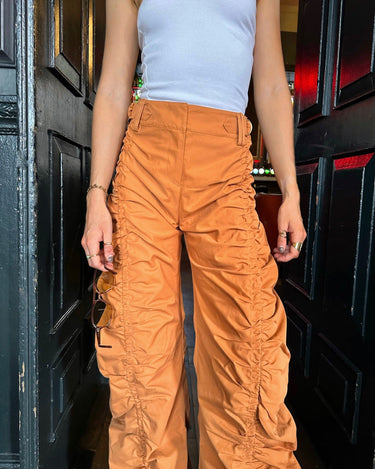 Kiara Ruched Drawstring Pants - Drobey
