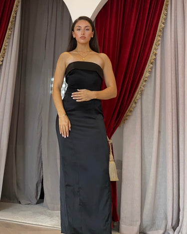 Johan Satin Dress - Drobey
