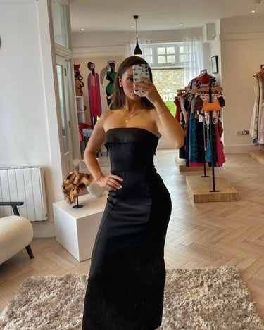 Johan Satin Dress - Drobey