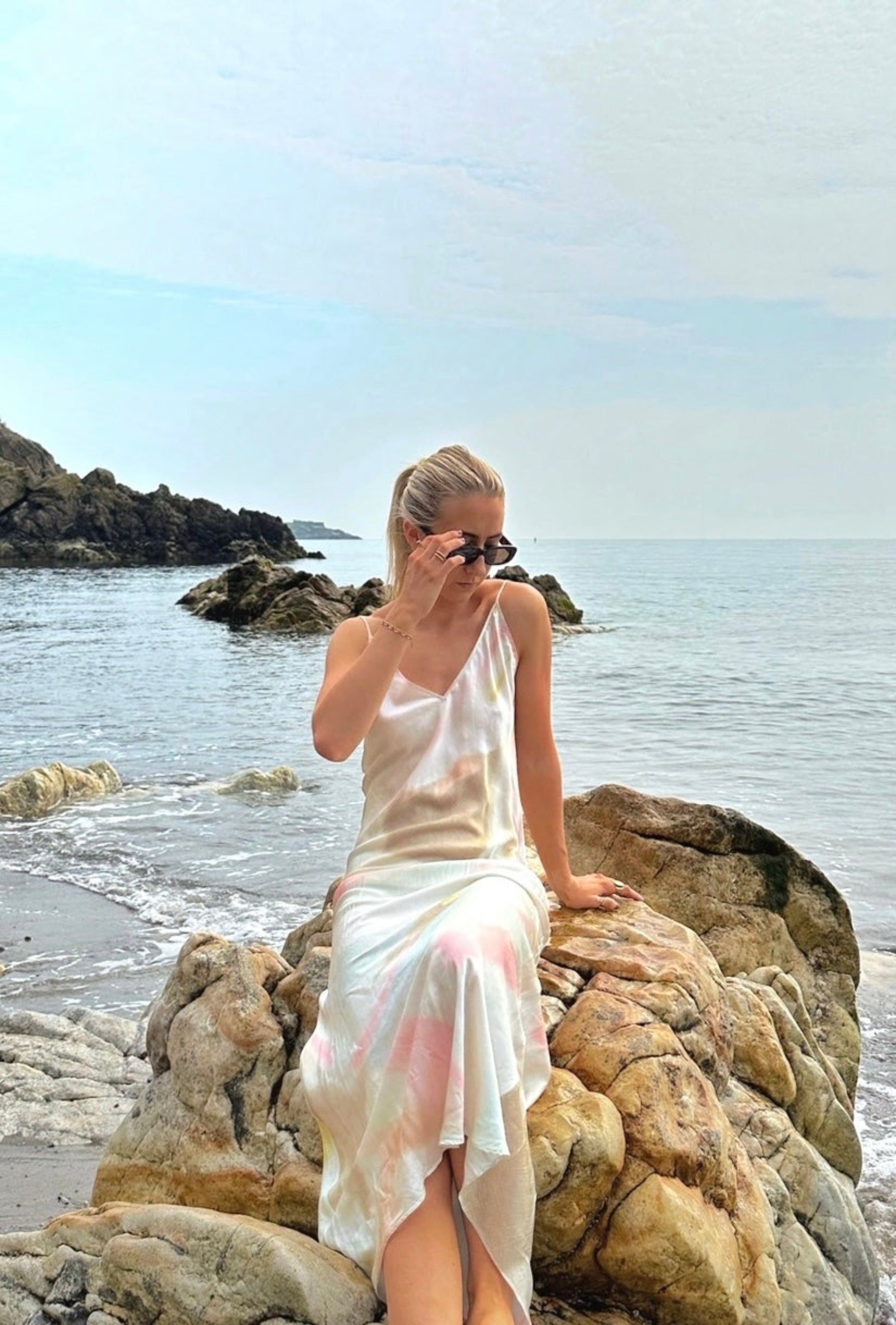 Pastel slip dress deals