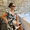 Caroline Babydoll Mini Dress - Drobey