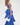 Marine Blue Wave Dress - Drobey