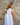 White Linen Panel Dress - Drobey