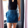 Tia Belted Mini Skirt - Drobey
